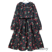 画像をギャラリービューアに読み込む, Strawberry Tartan ワンピース (Strawberry tartan dress)