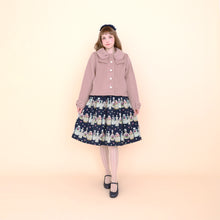 画像をギャラリービューアに読み込む, リボンカラーショートコート(Ribbon collar short coat)