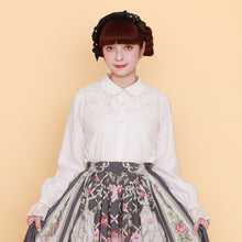 画像をギャラリービューアに読み込む, Melodyレース長袖ブラウス
