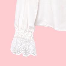 画像をギャラリービューアに読み込む, Melodyレース長袖ブラウス