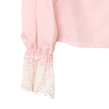 画像をギャラリービューアに読み込む, Melodyレース長袖ブラウス