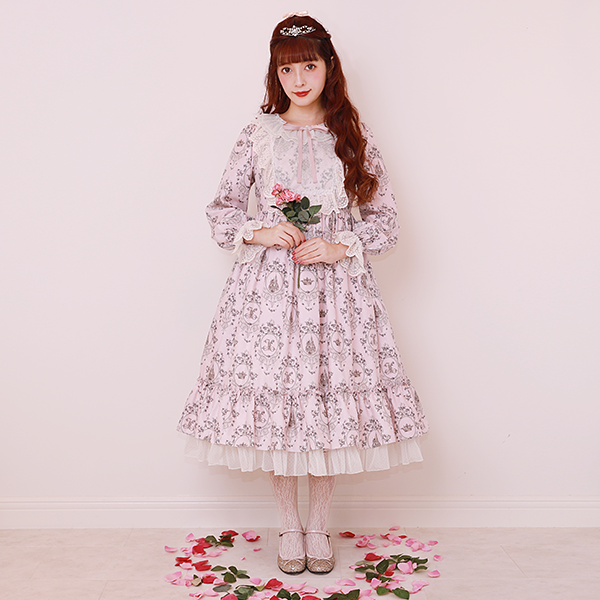 超美品】Rose Princessブラウスワンピ【Melody Basket】 超美品】Rose Princessブラウスワンピ【Melody Basket】