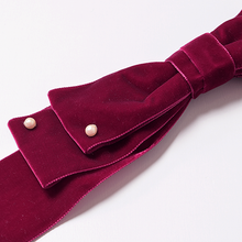 画像をギャラリービューアに読み込む, ベルベットリボンクリップ