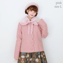 画像をギャラリービューアに読み込む, ファーティペットスカラップショートコート