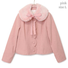 画像をギャラリービューアに読み込む, ファーティペットスカラップショートコート