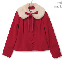 画像をギャラリービューアに読み込む, ファーティペットスカラップショートコート