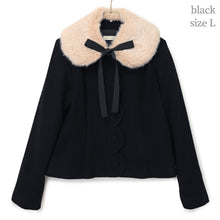 画像をギャラリービューアに読み込む, ファーティペットスカラップショートコート