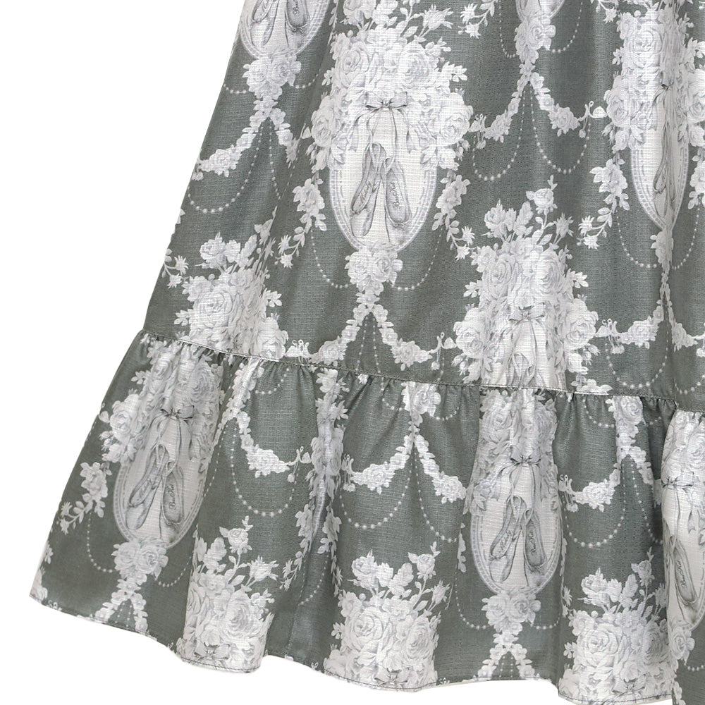 Arabesque lace up dress