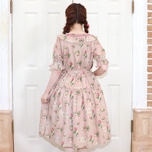 画像をギャラリービューアに読み込む, Precious Roseフリルカラーワンピース