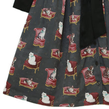 画像をギャラリービューアに読み込む, Cats castle フロントボタンワンピース
