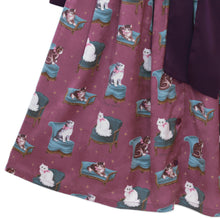 画像をギャラリービューアに読み込む, Cats castle フロントボタンワンピース