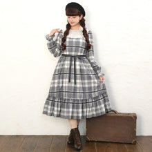 画像をギャラリービューアに読み込む, Melodyタータンティアードワンピース