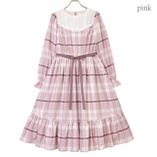 画像をギャラリービューアに読み込む, Melodyタータンティアードワンピース