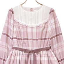 画像をギャラリービューアに読み込む, Melodyタータンティアードワンピース