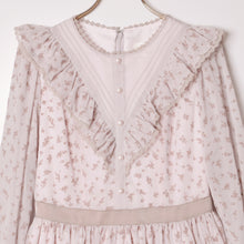 画像をギャラリービューアに読み込む, フローラルシフォンワンピース