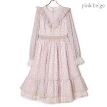 画像をギャラリービューアに読み込む, フローラルシフォンワンピース