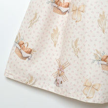 画像をギャラリービューアに読み込む, そよ風に揺れる麦畑の丸襟ワンピース