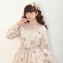 画像をギャラリービューアに読み込む, そよ風に揺れる麦畑の丸襟ワンピース