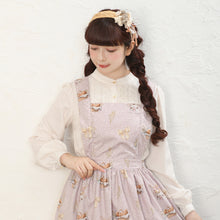 画像をギャラリービューアに読み込む, そよ風に揺れる麦畑のサロペットスカート