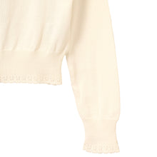 画像をギャラリービューアに読み込む, ロゴ刺繍コットンカーディガン