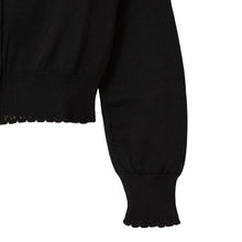 画像をギャラリービューアに読み込む, ロゴ刺繍コットンカーディガン