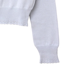 画像をギャラリービューアに読み込む, ロゴ刺繍コットンカーディガン