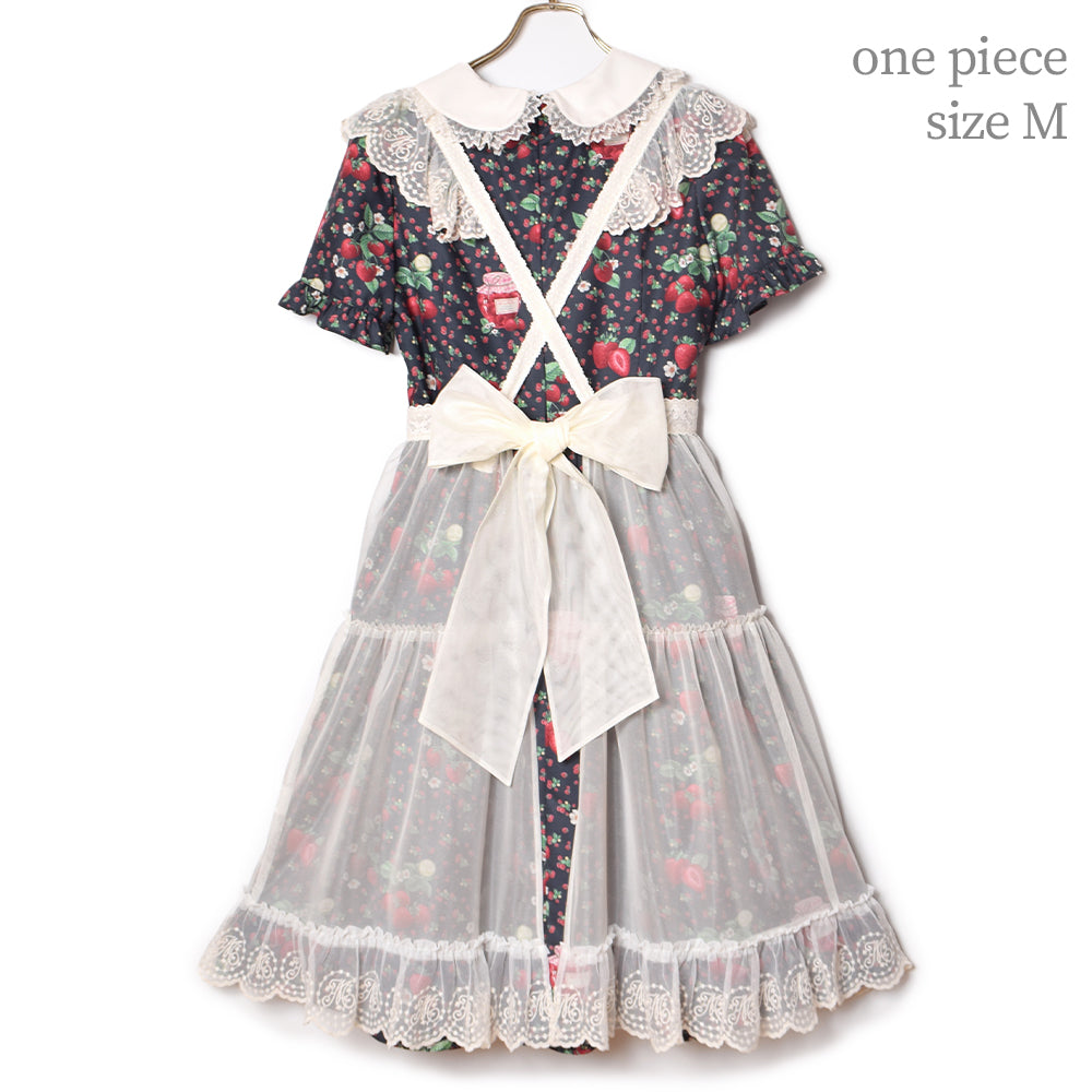 Strawberry jam丸襟ワンピース