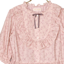 画像をギャラリービューアに読み込む, Flower Teddy bearフロントボタンワンピース