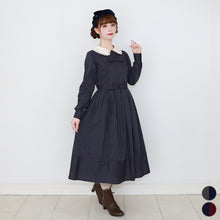 画像をギャラリービューアに読み込む, ダブルリボンレジメンタルストライプワンピース