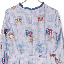 画像をギャラリービューアに読み込む, British Ladyダブルボタンワンピース