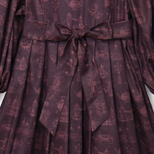 画像をギャラリービューアに読み込む, British Ladyビックスリーブワンピース
