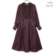 画像をギャラリービューアに読み込む, British Ladyビックスリーブワンピース