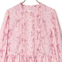 Load image into Gallery viewer, Tied ribbon front button dress