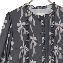 Load image into Gallery viewer, Tied ribbon front button dress