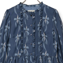 Load image into Gallery viewer, Tied ribbon front button dress