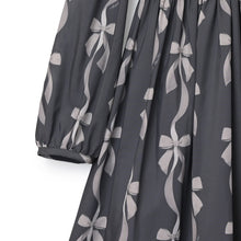 Load image into Gallery viewer, Tied ribbon front button dress