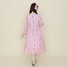 Load image into Gallery viewer, Tied ribbon front button dress