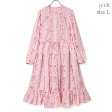 Load image into Gallery viewer, Tied ribbon front button dress