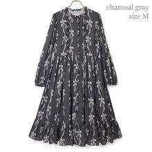 Load image into Gallery viewer, Tied ribbon front button dress