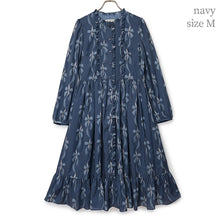 Load image into Gallery viewer, Tied ribbon front button dress