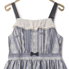 画像をギャラリービューアに読み込む, レースミルフィーユジャンパースカート