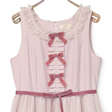 画像をギャラリービューアに読み込む, ご令嬢のチュールノースリーブワンピース