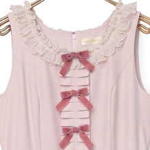 画像をギャラリービューアに読み込む, ご令嬢のチュールノースリーブワンピース