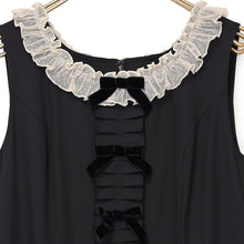 画像をギャラリービューアに読み込む, ご令嬢のチュールノースリーブワンピース