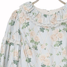 画像をギャラリービューアに読み込む, Rose gardenフリルカラーワンピース
