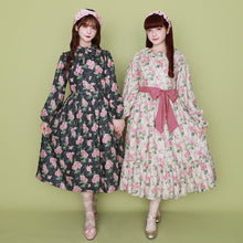 画像をギャラリービューアに読み込む, Rose gardenボウタイワンピース