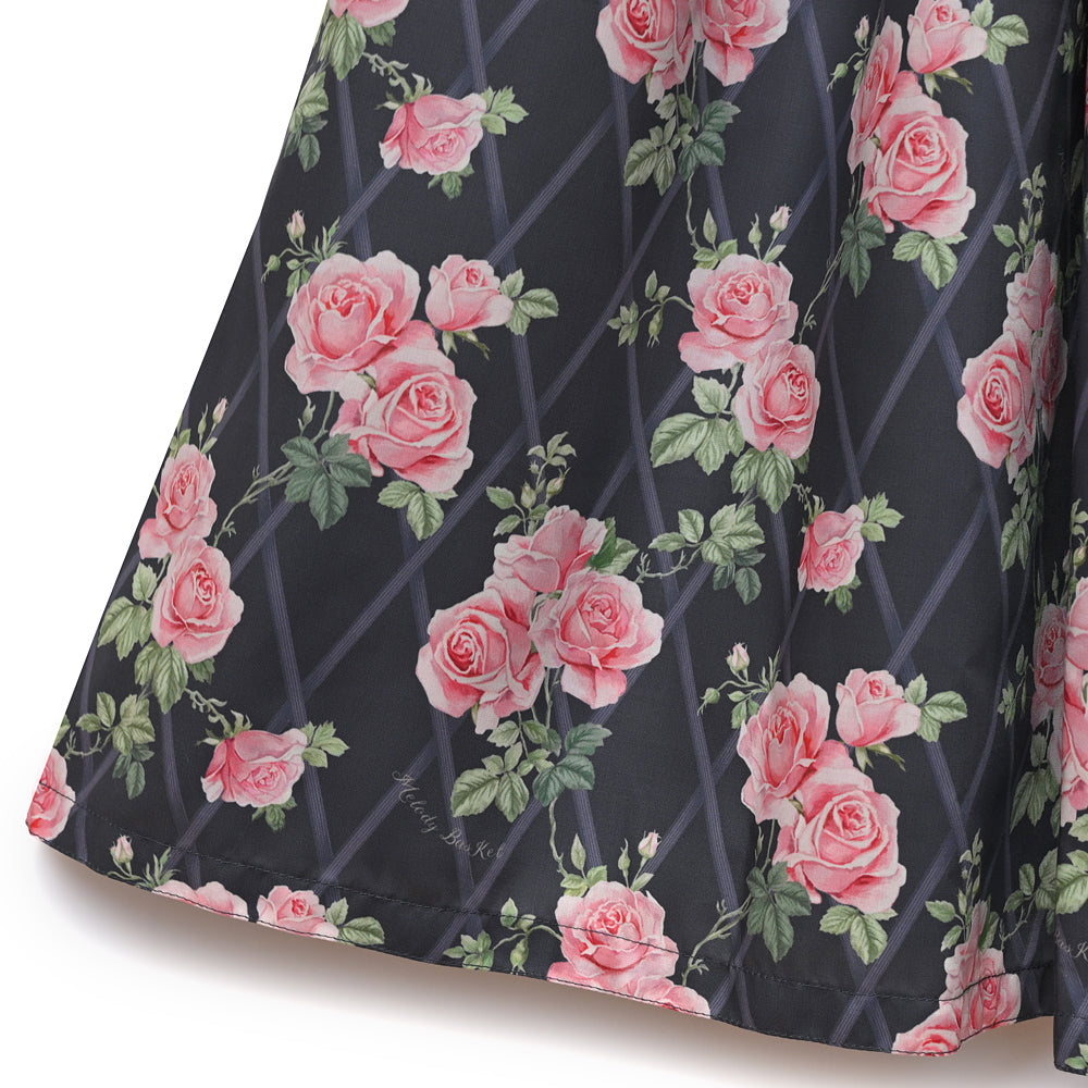 Rose garden jumper dress