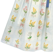 Load image into Gallery viewer, Mimosa and gingham check switching dress
