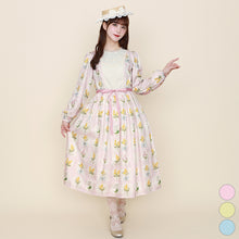 Load image into Gallery viewer, Mimosa and gingham check switching dress