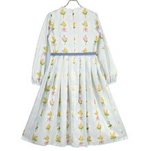 Load image into Gallery viewer, Mimosa and gingham check switching dress